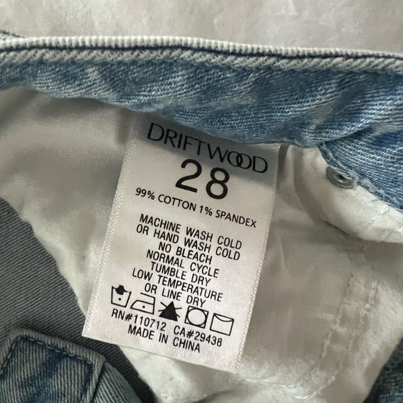 Driftwood Farrah Jeans size 28 - Picture 5 of 9